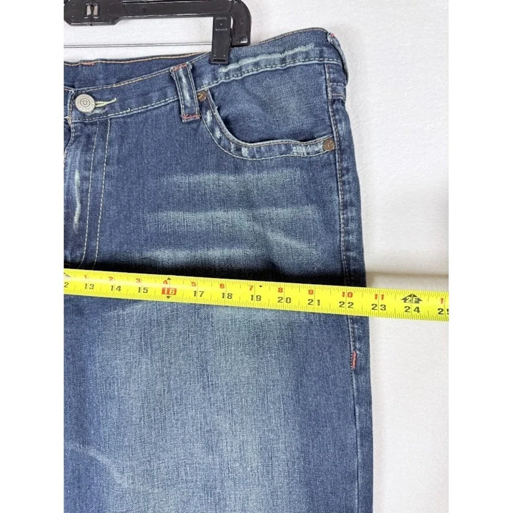 Vintage True Religion Bobby Jeans Men 40X35 Buddha Embroidered‎ Bootcut